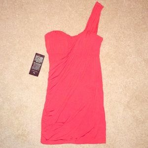 Coral BeBe Cocktail Dress